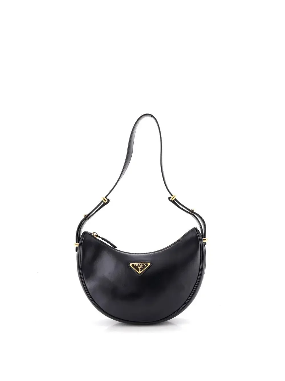 Prada Arque Half Moon Hobo Leather #316903P23B